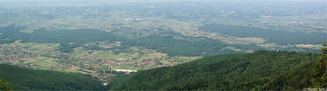 Pogled sa Sljemena na Zagorje Pogled sa Sljemena na Zagorje / fotografija: Matko Jelkić